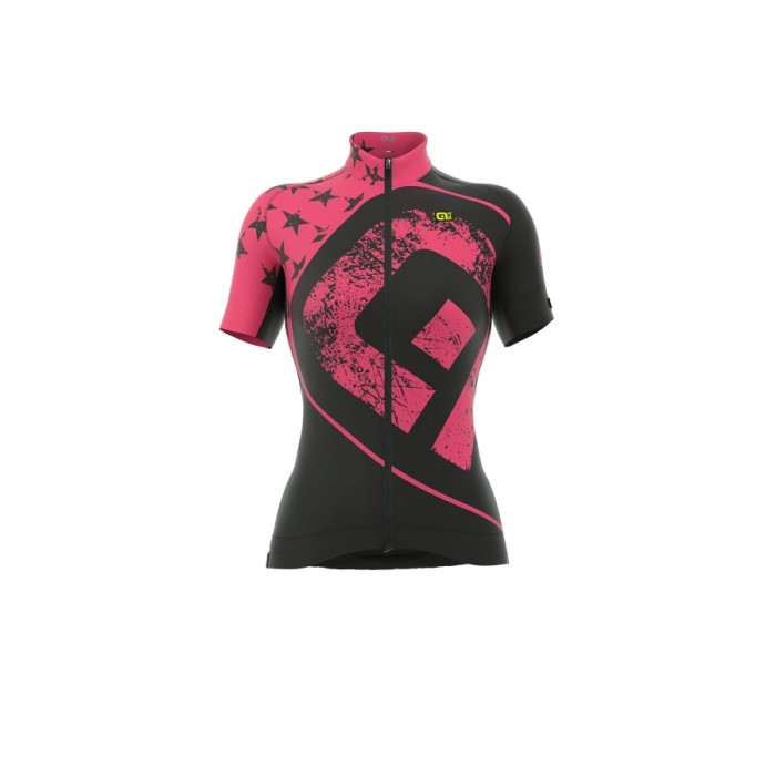 ALE PRR STARS Damen Fahrradbekleidung Radtrikot pink NOANC