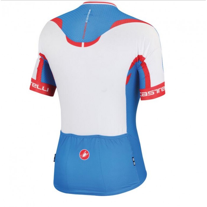 2016 Castelli Klimmers 2.0 Radtrikot Kurzarm Sprot weiß blau OPDDC 2016 Castelli Klimmers 2.0 Radtrikot Kurzarm Sprot weiß blau OPDDC