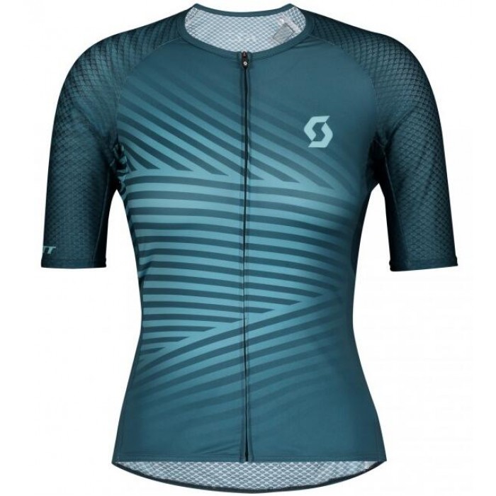 Damen SCOTT RC Premium Climber 2020 Radtrikot kurzarm Blau Damen SCOTT RC Premium Climber 2020 Radtrikot kurzarm Blau