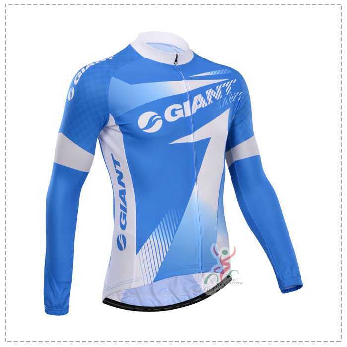 Giant 2014 Fahrradbekleidung Radtrikot Langarm blau MD1NQ Giant 2014 Fahrradbekleidung Radtrikot Langarm blau MD1NQ