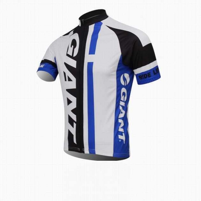 2014 Giant Fahrradtrikot Radsport Schwarz weiß blau QKASK 2014 Giant Fahrradtrikot Radsport Schwarz weiß blau QKASK