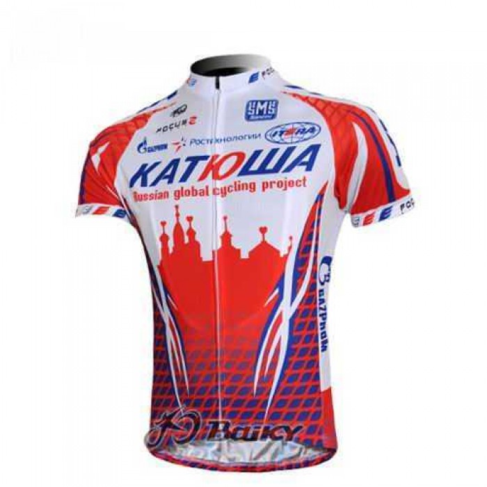Katusha Russia Fahrradtrikot Radsport weiß Rot VKAMH Katusha Russia Fahrradtrikot Radsport weiß Rot VKAMH