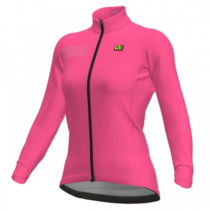 Damen Ale Solid Color Block-roze Fahrradbekleidung Radtrikot Langarm TS2AI Damen Ale Solid Color Block-roze Fahrradbekleidung Radtrikot Langarm TS2AI
