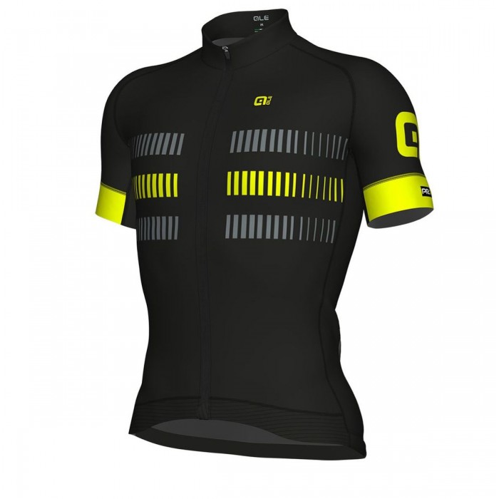 Ale Graphics PRR Strada-Schwarz gelb Fahrradbekleidung Radtrikot WWYLU Ale Graphics PRR Strada-Schwarz gelb Fahrradbekleidung Radtrikot WWYLU