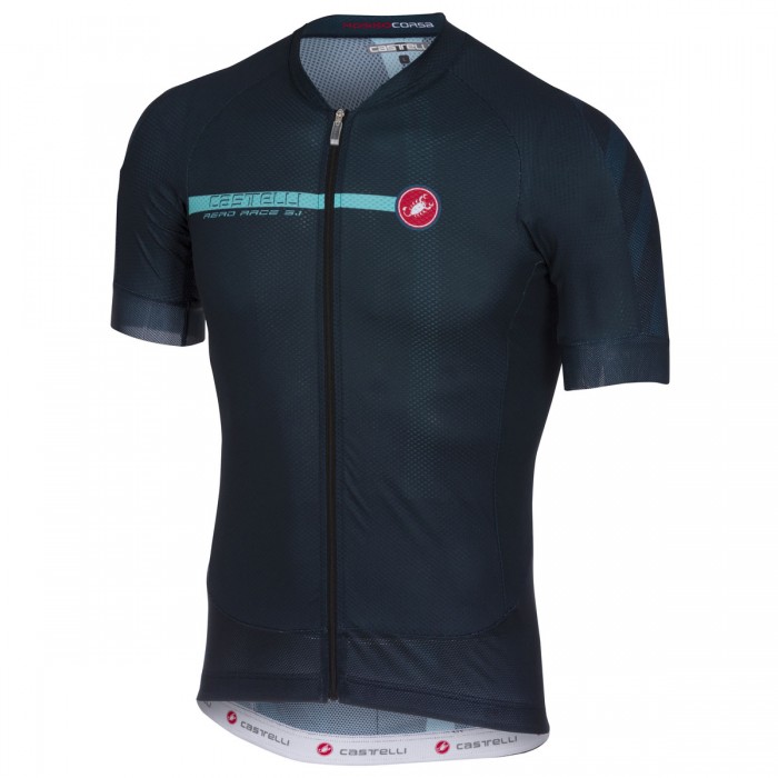 Castelli Aero Race 5.1 blau Fahrradbekleidung Radtrikot R5BRE Castelli Aero Race 5.1 blau Fahrradbekleidung Radtrikot R5BRE