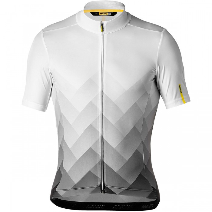 Mavic Cosmic Graphic weiß Fahrradbekleidung Radtrikot RKXO0 Mavic Cosmic Graphic weiß Fahrradbekleidung Radtrikot RKXO0