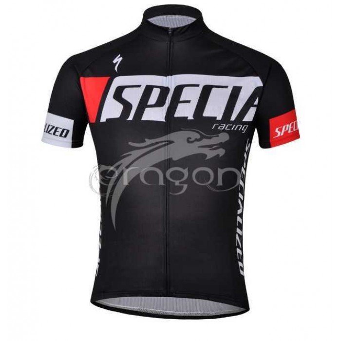 Specialized Racing Fahrradtrikot Radsport Schwarz LJ98Y Specialized Racing Fahrradtrikot Radsport Schwarz LJ98Y