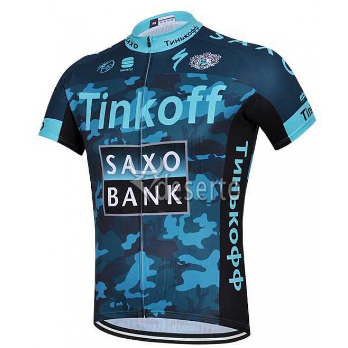 2015 Saxo Bank Tinkoff Fahrradtrikot Radsport Camouflage ONWV6