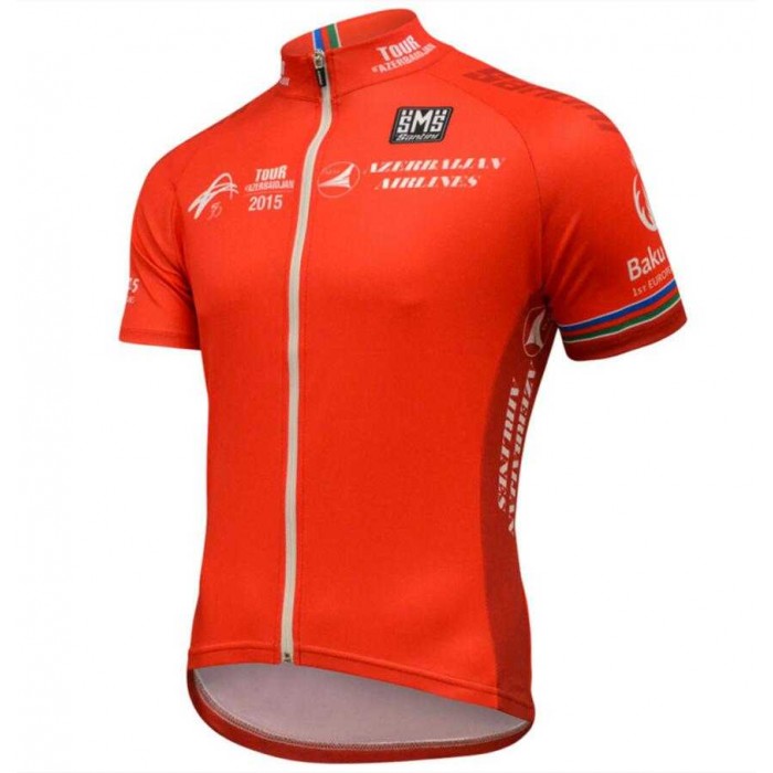 2015 Tour AzerBaidjan Fahrradtrikot Radsport oranje L83V4 2015 Tour AzerBaidjan Fahrradtrikot Radsport oranje L83V4