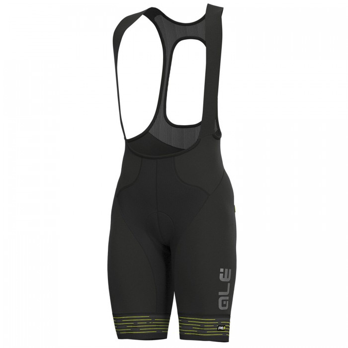 Ale Graphics PRR Match-Schwarz gelb Kurz Trägerhose WECJ6