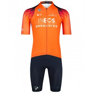 INEOS GRENADIERS 2023 training edition ICON Radtrikot kurzarm(langer RV)-Radsport-Profi-Team INEOS GRENADIERS 2023 training edition ICON Radtrikot kurzarm(langer RV)-Radsport-Profi-Team