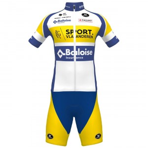 Sport Vlaanderen-Baloise 2022 Radtrikot kurzarm-Radsport-Profi-Team Sport Vlaanderen-Baloise 2022 Radtrikot kurzarm-Radsport-Profi-Team