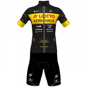Team Lotto-Kern Haus 2022 Radtrikot kurzarm(langer Reißverschluss)-Radsport-Profi-Team Team Lotto-Kern Haus 2022 Radtrikot kurzarm(langer Reißverschluss)-Radsport-Profi-Team