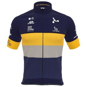 Team Novo Nordisk 2022 Set(Radtrikot+Trägerhose)-Radsport-Profi-Team Team Novo Nordisk 2022 Set(Radtrikot+Trägerhose)-Radsport-Profi-Team