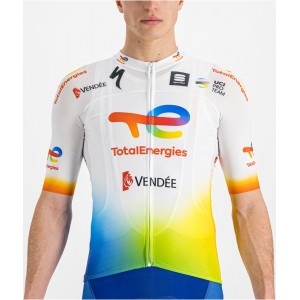 Team TotalEnergies 2022 Radtrikot kurzarm(langer Reißverschluss)-Radsport-Profi-Team Team TotalEnergies 2022 Radtrikot kurzarm(langer Reißverschluss)-Radsport-Profi-Team