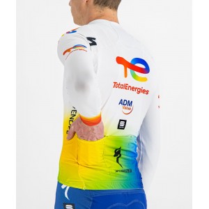 Team TotalEnergies 2022 Radtrikot langarm-Radsport-Profi-Team Team TotalEnergies 2022 Radtrikot langarm-Radsport-Profi-Team