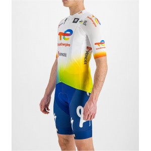 Team TotalEnergies 2022 Radtrikot kurzarm(langer Reißverschluss)-Radsport-Profi-Team Team TotalEnergies 2022 Radtrikot kurzarm(langer Reißverschluss)-Radsport-Profi-Team