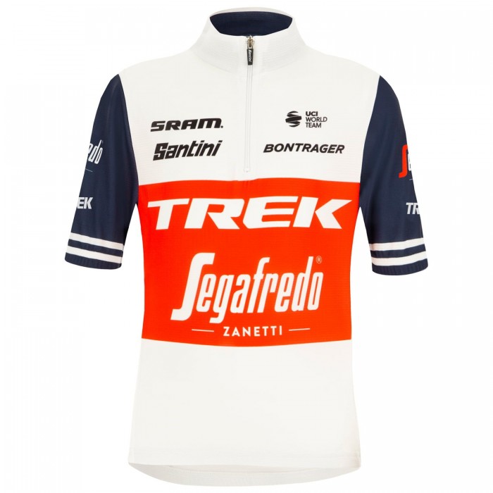 TREK-SEGAFREDO 2022 Kinder-Radtrikot kurzarm-Radsport-Profi-Team TREK-SEGAFREDO 2022 Kinder-Radtrikot kurzarm-Radsport-Profi-Team